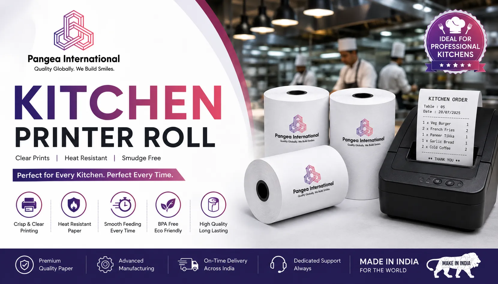 Kitchen Printer Roll: The Complete Guide to Thermal vs Non-Thermal Kitchen Order Paper
