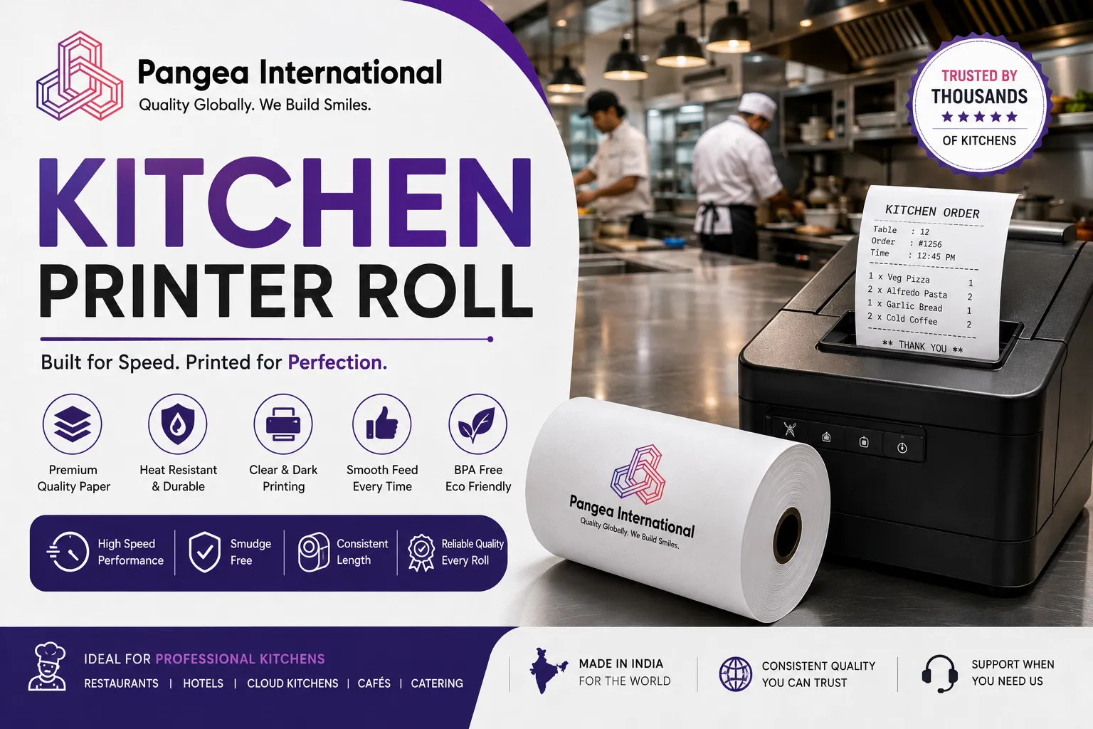 Kitchen Printer Roll: The Complete Guide to Thermal vs Non-Thermal Kitchen Order Paper