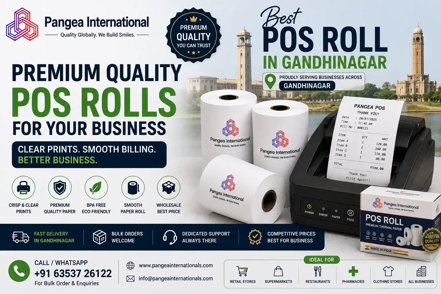 Best POS Roll in Gandhinagar: The Complete 2026 Buying Guide for Gujarat's Capital
