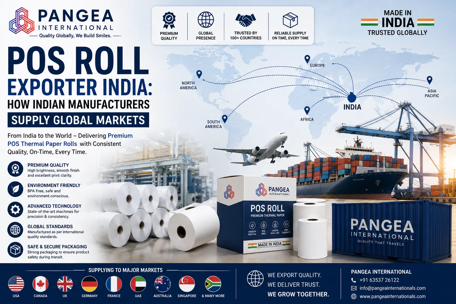 POS Roll Exporter India: How Indian Manufacturers Supply Global Markets