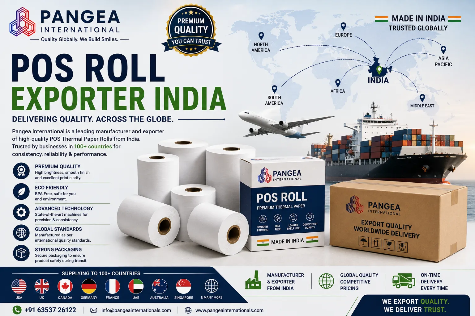 POS Roll Exporter India: How Indian Manufacturers Supply Global Markets