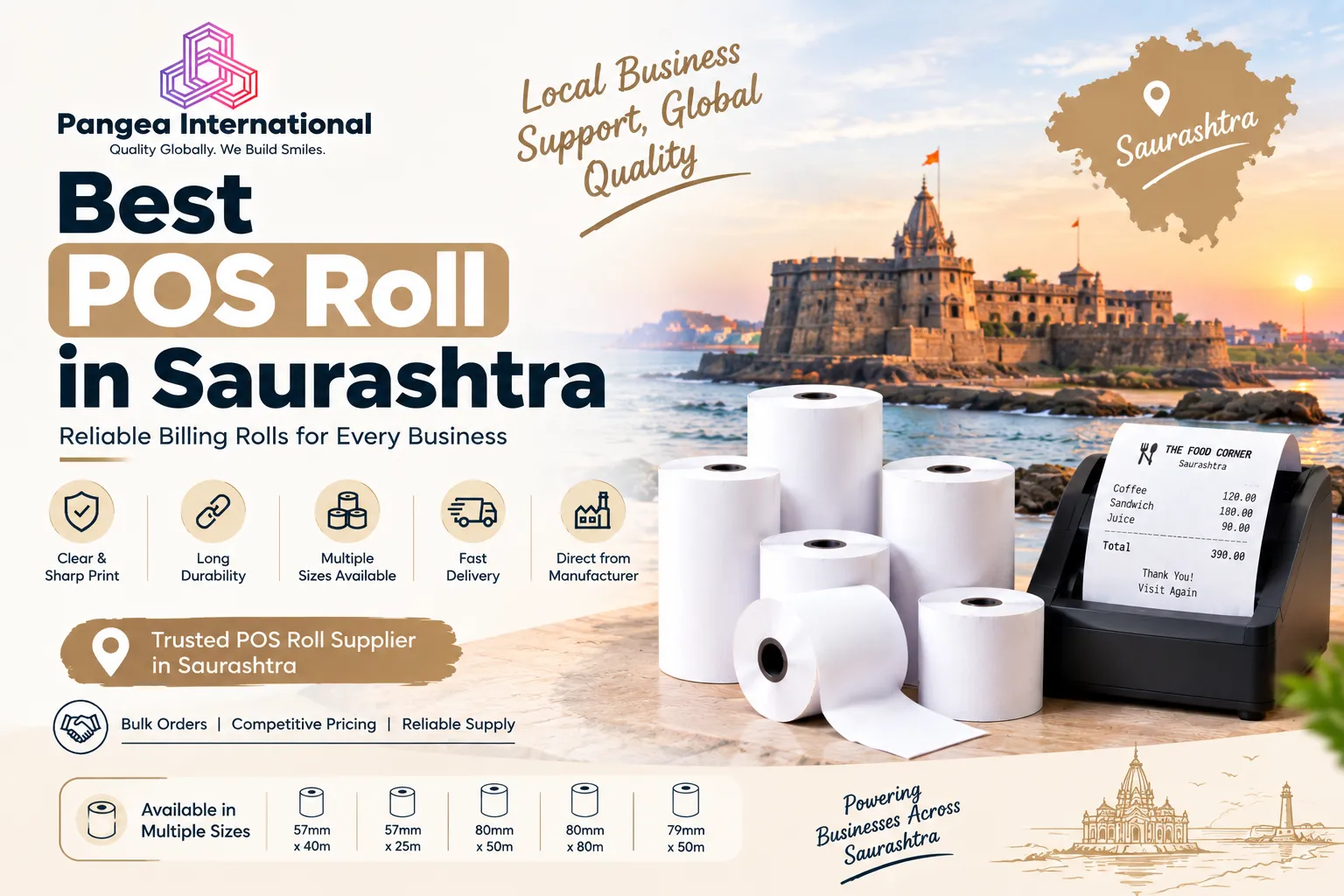 Best POS Roll in Saurashtra: Wholesale Thermal Rolls Across the Region